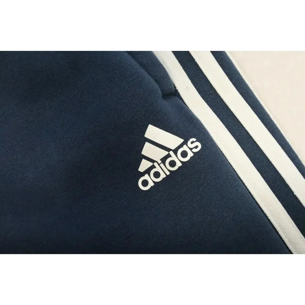 Adidas Sweat Pants Soccer‎ Jogger Athletic Striped Cotton Blend Boys Size XL